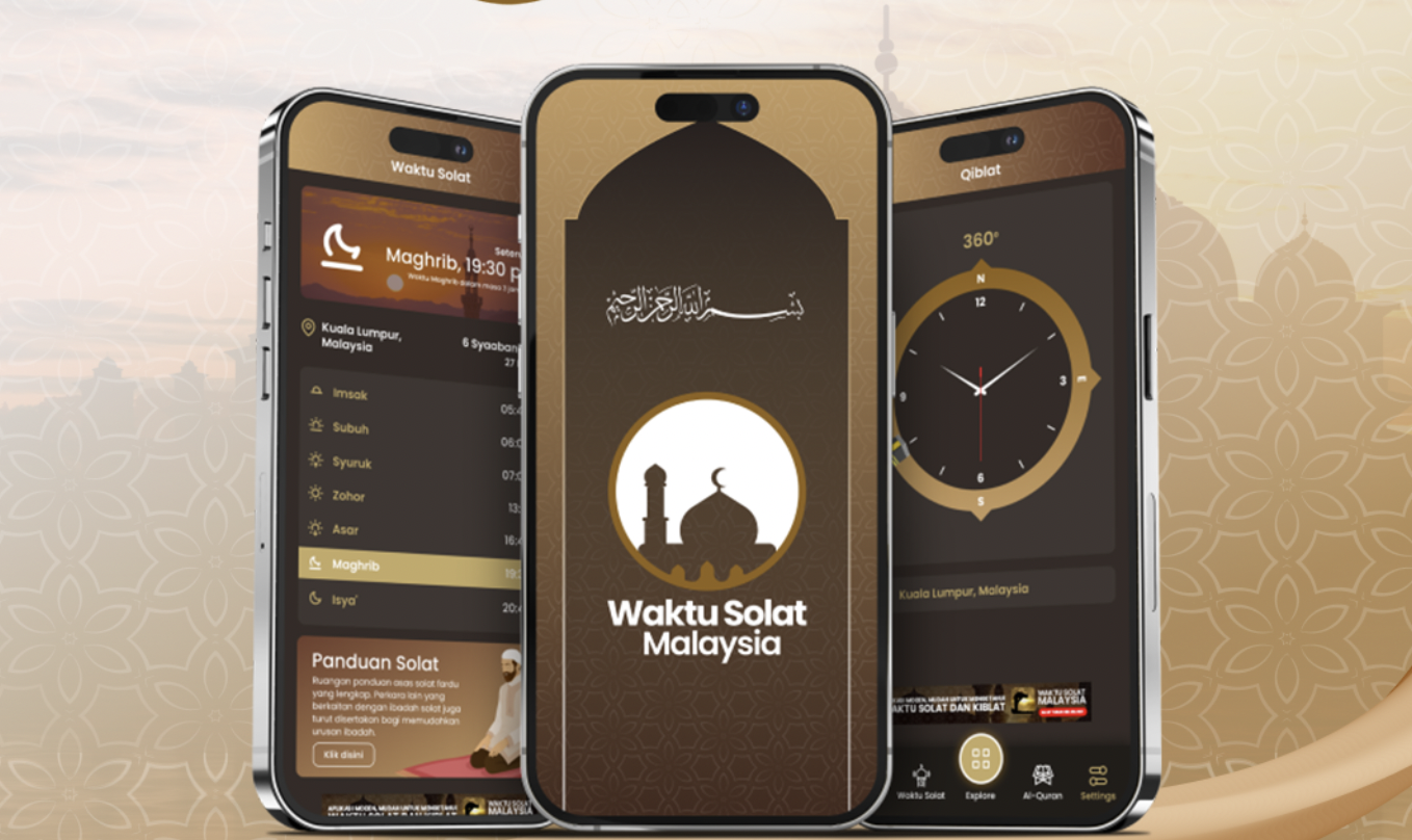Ciri Hebat & Lebih Terkini, Waktu Solat Malaysia Umum Pembaharuan Aplikasi & Jangkauan Global!