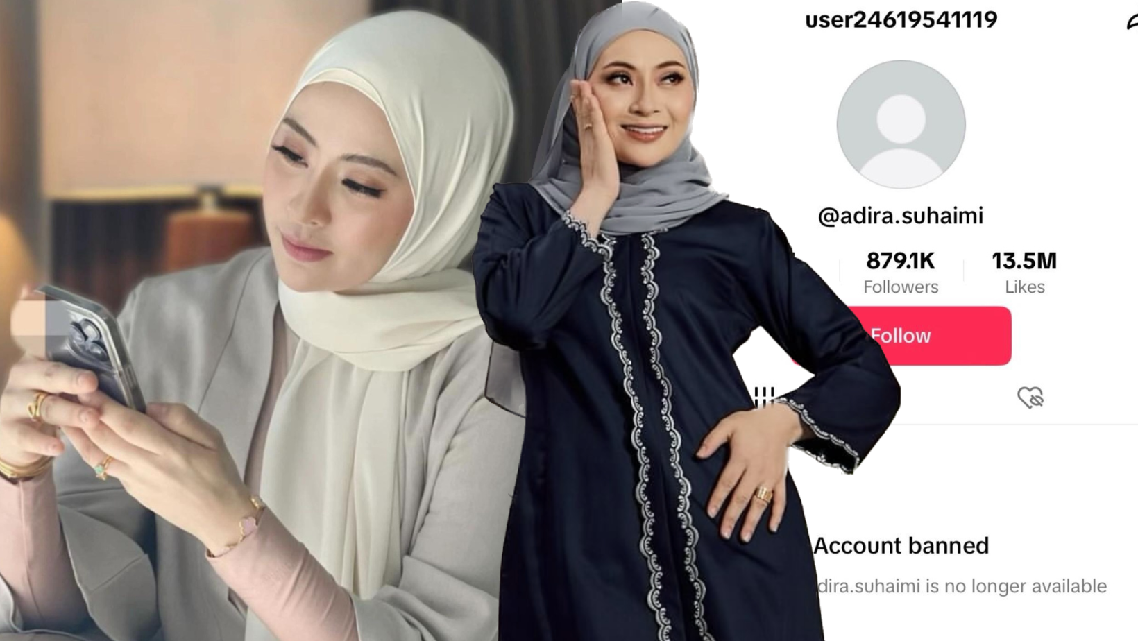 TikTok Adira Suhaimi Kena ‘Banned’, Hilang 879,000 Pengikut – ‘Akaun Ini Punca Rezeki Saya’