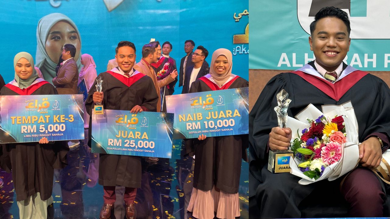 Pelajar Kejuruteraan Mekanikal Berusia 21 Tahun Dinobatkan Juara Akademi Qurra’ 2024! Bawa Pulang RM25,000