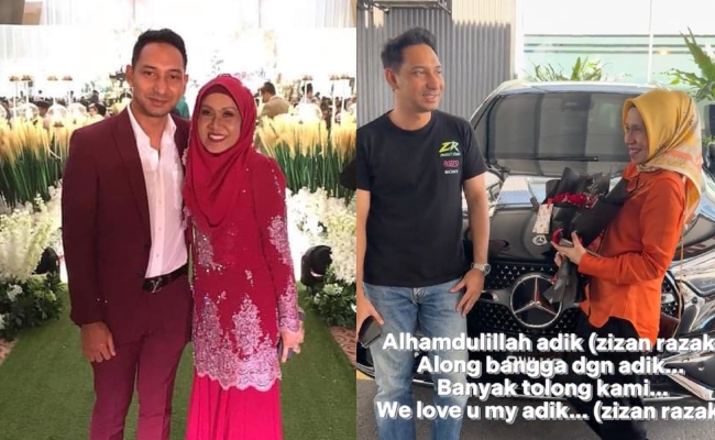 [VIDEO] Zizan Razak Hadiah Ibu Kereta Mercedes GLC300, Netizen Respon; ‘Dia Lambat Kahwin Tapi Bahagiakan Keluarga’