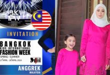 Anak Adira Suhaimi Wakil Malaysia Di Bangkok Kids International Fashion Week – ‘Tahniah Kakak Sayang’