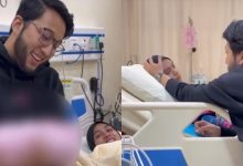 Aliff Teega Teman Aisyah Hijanah Di Hospital, Sambut Sendiri Kelahiran Anak Ketiga