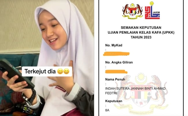 [VIDEO] Fedtri Yahya Syukur Anak Dapat 8A UPKK – ‘Kakak Study Sampai Renyuk Buku’