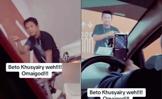 [VIDEO] Beto Kusyairy Buat Gadis-Gadis Tak Keruan, Bantu Beri Arahan Keluarkan Kereta Dari Parkir ‘Shopping Mall’