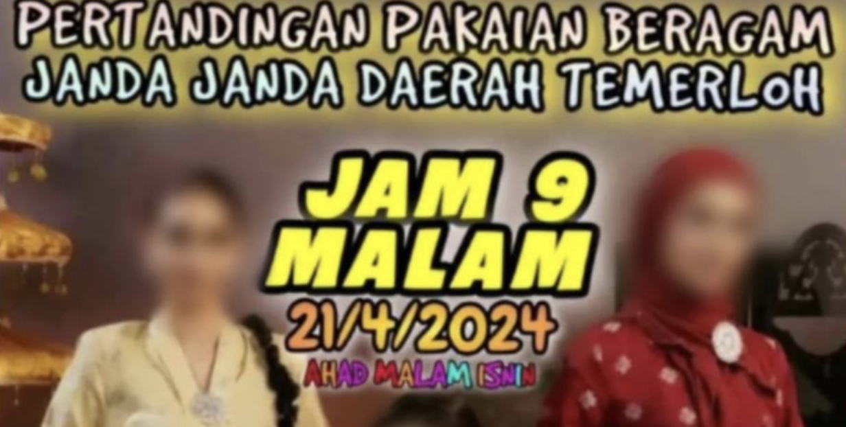 Pertandingan ‘Pakaian Beragam Janda-Janda Temerloh’ Dibatalkan