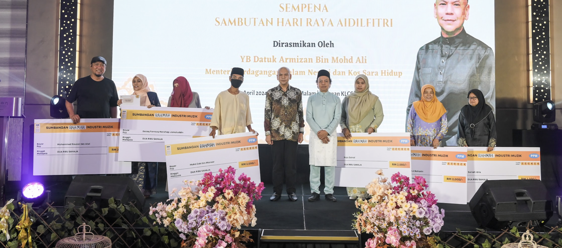 RIM Beri Penghormatan Kepada Penggiat Industri Muzik Di Majlis Amal ‘Sumbangan Rahmah Industri Muzik 2024’