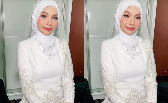 [VIDEO] Netizen Terpegun Lihat Kecantikan Syasya Rizal Berbusana Pengantin – ‘Muka Dia Auto Berseri Bila Bertudung’