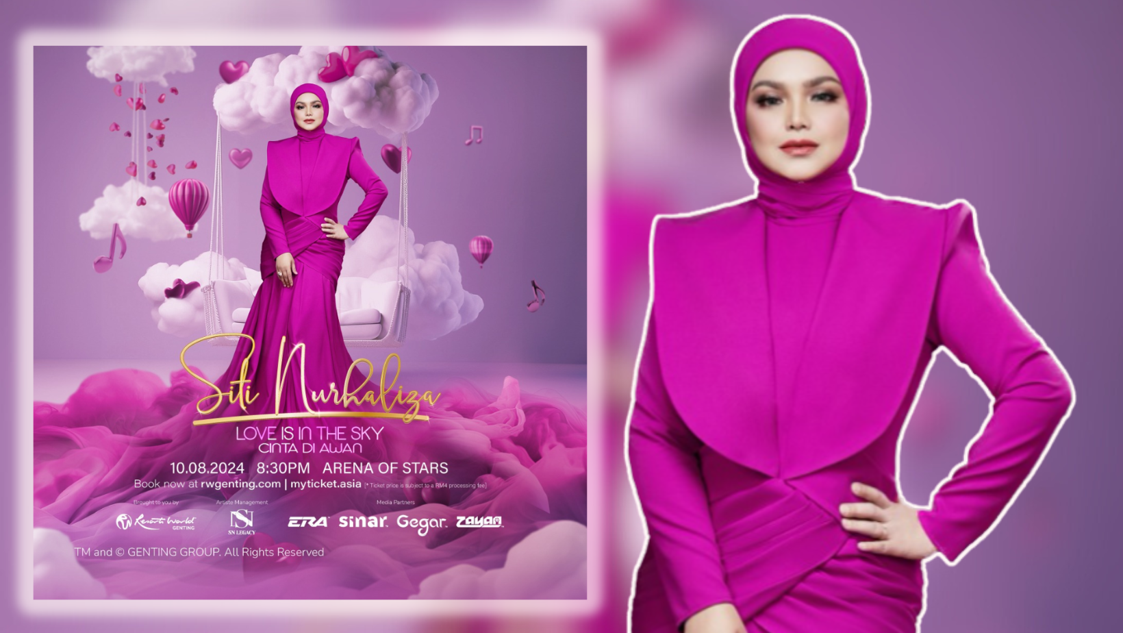 Konsert ‘Siti Nurhaliza Cinta Di Awan’ Bakal Berlangsung Ogos Ini Di Genting Higlands!
