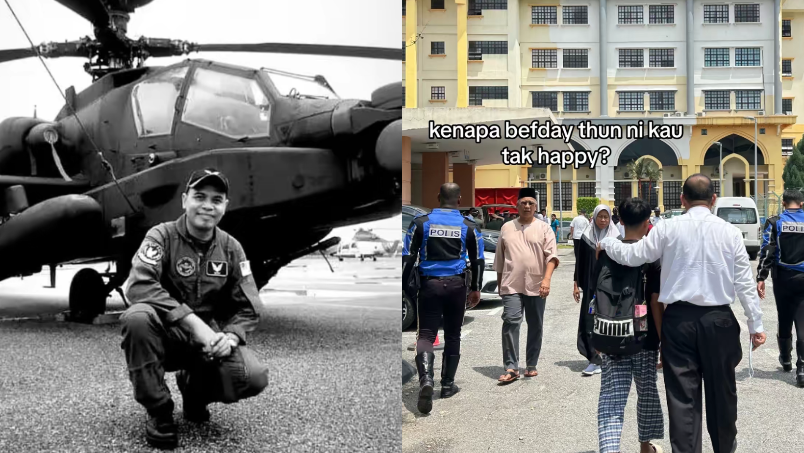 ‘Semalam Birthday Aizad, Baru Nak Makan Kek Sama-Sama’ – Perkongsian Anak Mangsa Nahas Helikopter Terhempas Undang Sebak