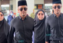 Aliff Aziz Dijaga Tiga Pengawal Peribadi, Tenang Sambil Pimpin Tangan Ibu Menuju Ke Bilik Perbicaraan