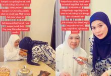 [VIDEO] Haliza Maysuri Bagi Duit Raya RM10k Dekat Mak