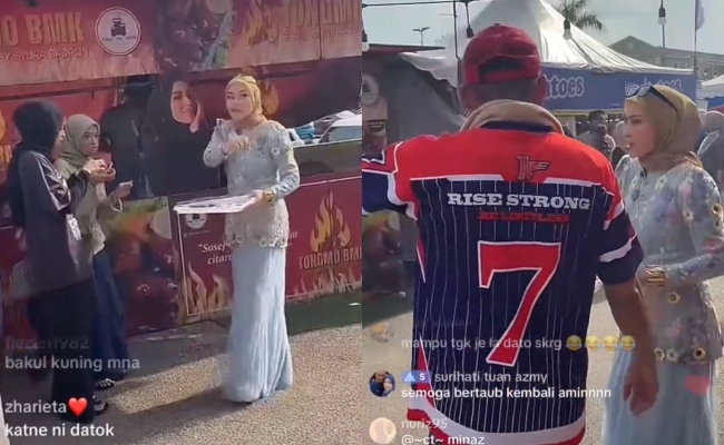 [VIDEO] Adira ‘Support’ Datuk Red Berniaga Di Festival, Netizen Doa Mereka Rujuk Semula – ‘Sebab Itu Dia Special Di Hati’