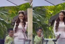 [VIDEO] Ayden Curi Tumpuan, Nyanyi Lagu Suasana Hari Raya Sambil Berjoget Dengan Bella Astillah Di Majlis Rumah Terbuka