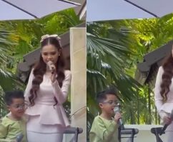 [VIDEO] Ayden Curi Tumpuan, Nyanyi Lagu Suasana Hari Raya Sambil Berjoget Dengan Bella Astillah Di Majlis Rumah Terbuka