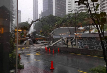 Pokok Tumbang Di Jalan Sultan Ismail, Hempap Beberapa Kenderaan & Landasan Monorel