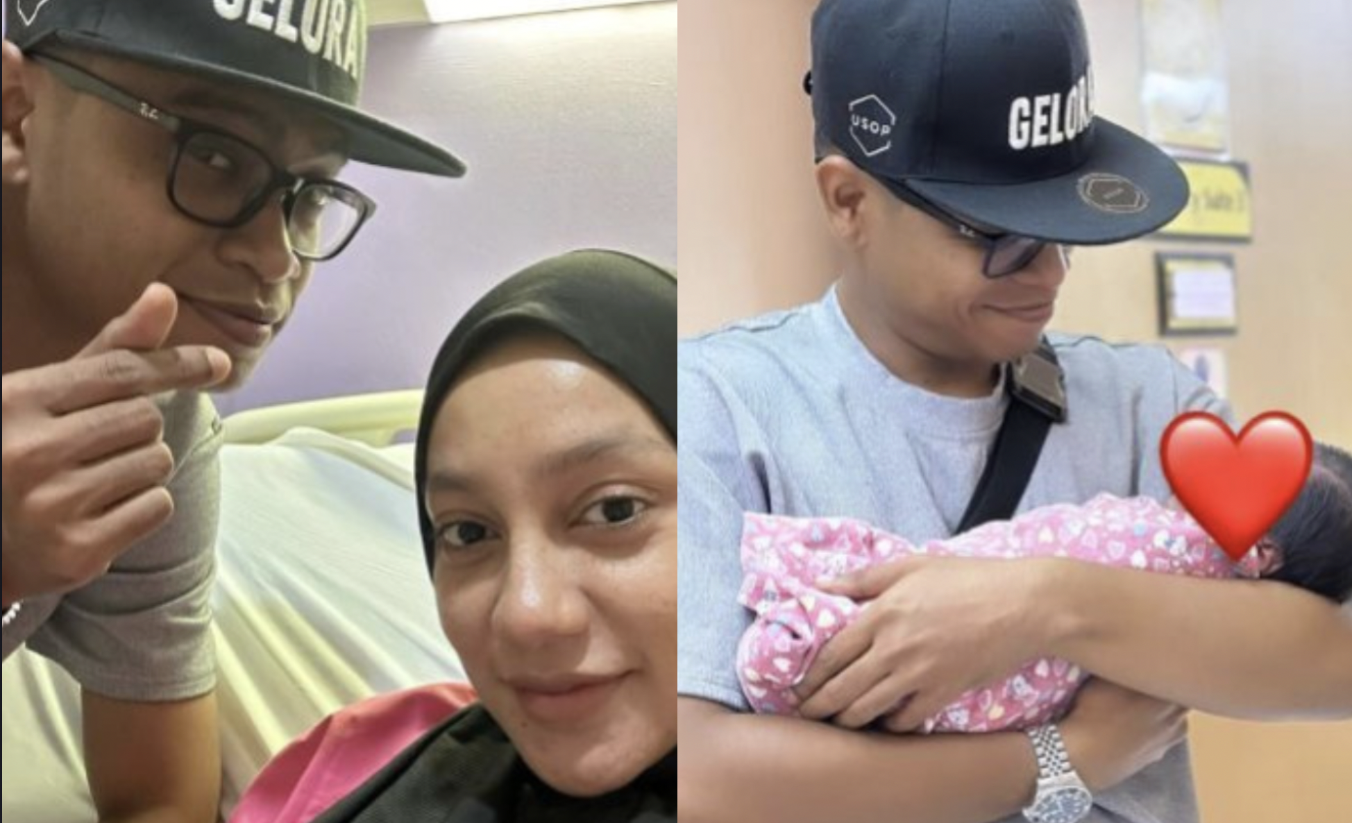 Isteri Usop Selamat Bersalin Anak Kedua – ‘Semuanya Berlaku Secara Mengejut’