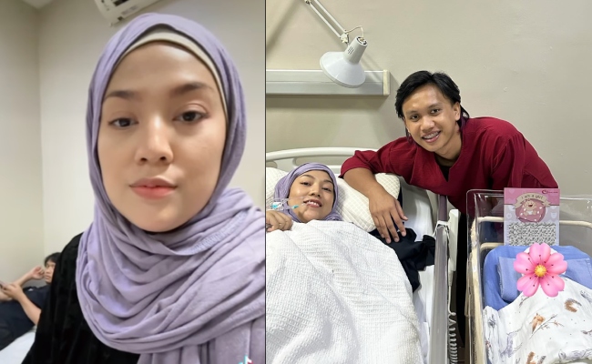 Shila Amzah Terpaksa Bersalin Secara ‘Czer,’ Tali Pusat Baby Terbelit Di Bahagian Muka – ‘Apa Saja Yang Terbaik’