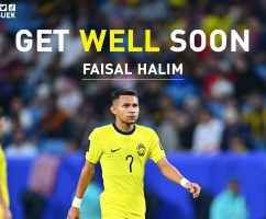 ‘Get Well Soon Faisal Halim’ – Persatuan Bola Sepak Thailand