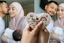 Uyaina Arshad & Raja Shahiran Timang Cahaya Mata Kedua, Bersalin Secara Pembedahan Akibat Masalah Jantung