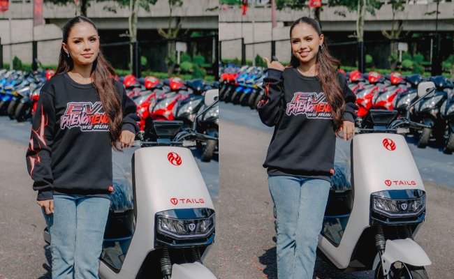 Rezeki Bella Astillah Melimpah-Ruah, Teruja Terima Hadiah Motor Skuter Elektrik – ‘Boleh Hantar Ayden Pergi Sekolah’