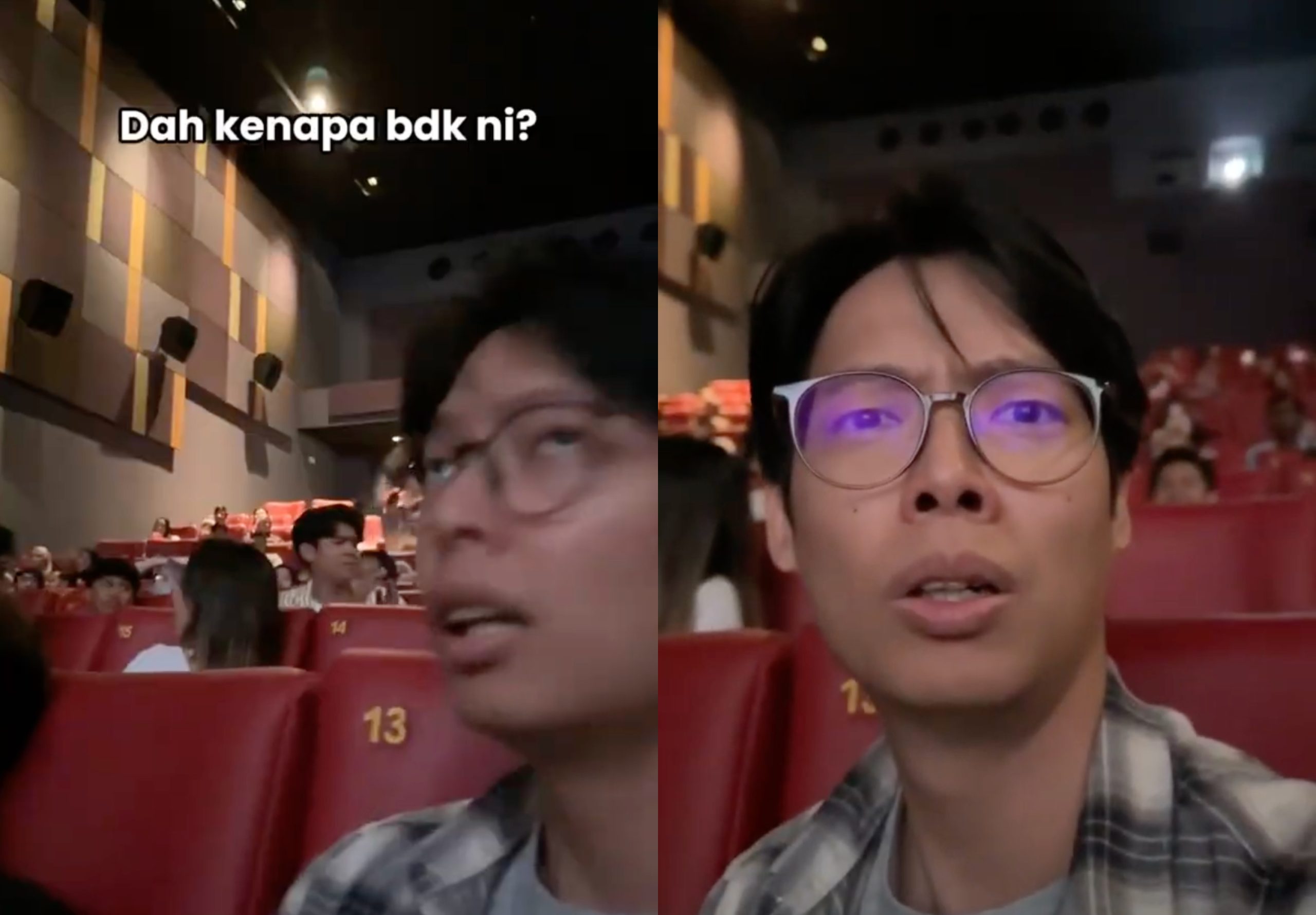 ‘Dah Kenapa Budak Ni?’ – Influencer Ini Kongsi Berdepan Situasi Pelik Ketika Tonton Wayang