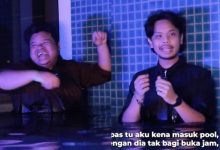 [VIDEO] Eric Fuzi & Fimie Don Buat Podcast Berendam Dalam Kolam – ‘Dah La Seluar Dalam Aku Satu Je Ni’