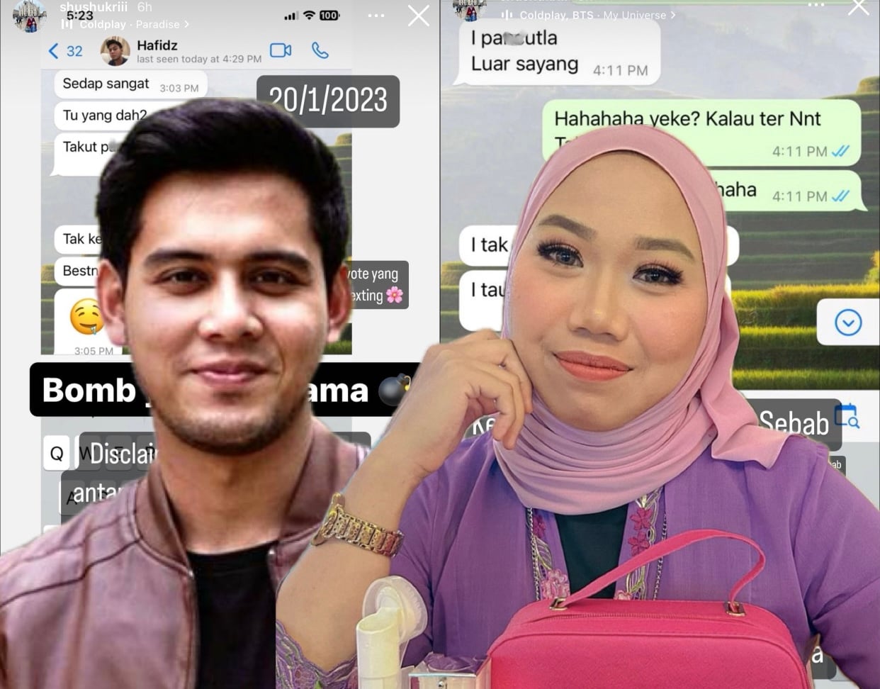Shuhada Shukri Dedah Perbualan Lucah Didakwa Hafidz Roshdi & Penyondol? – ‘Aku Minta Cerai Sebab Ni’