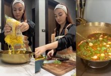 [VIDEO] Eyka Farhana Masak Mee Bandung, Kecantikan Jadi Perhatian – ‘Pandai Masak, Boleh Kahwin Dah’