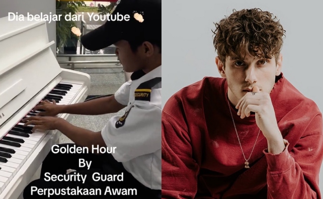[VIDEO] Main Piano Lagu ‘Golden Hour’, Pengawal Kesalamatan Dapat Perhatian JVKE – ‘Dia Baru Belajar Dari YouTube’