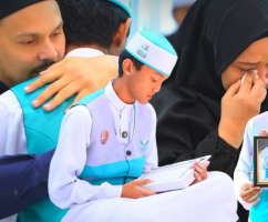 Aidid Marcello Syukur Anak Sulung Berjaya Hafaz 30 Juzuk Al-Quran Dalam Tempoh 11 Bulan, Air Mata Isteri Mengalir Tanda Gembira