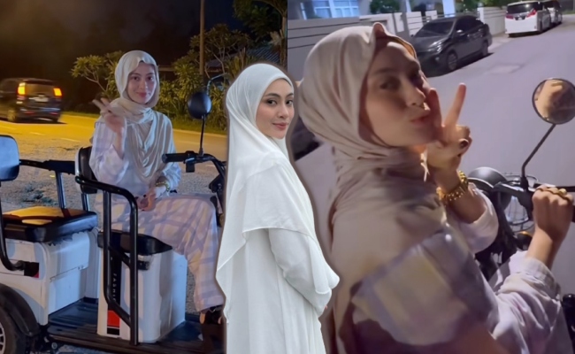 [VIDEO] Adira Suhaimi Keluar Beli Burger Naik Buggy, Netizen Risau Keselamatan Diri – ‘Risau Barang Kemas Ami Besar-Besar’