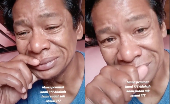 [VIDEO] Man Raja Lawak Nangis Filem Lakonannya Tak Dapat Sambutan? – ‘Mana Peminat Kami, Adakah Kami Dah Tak Sesuai?’
