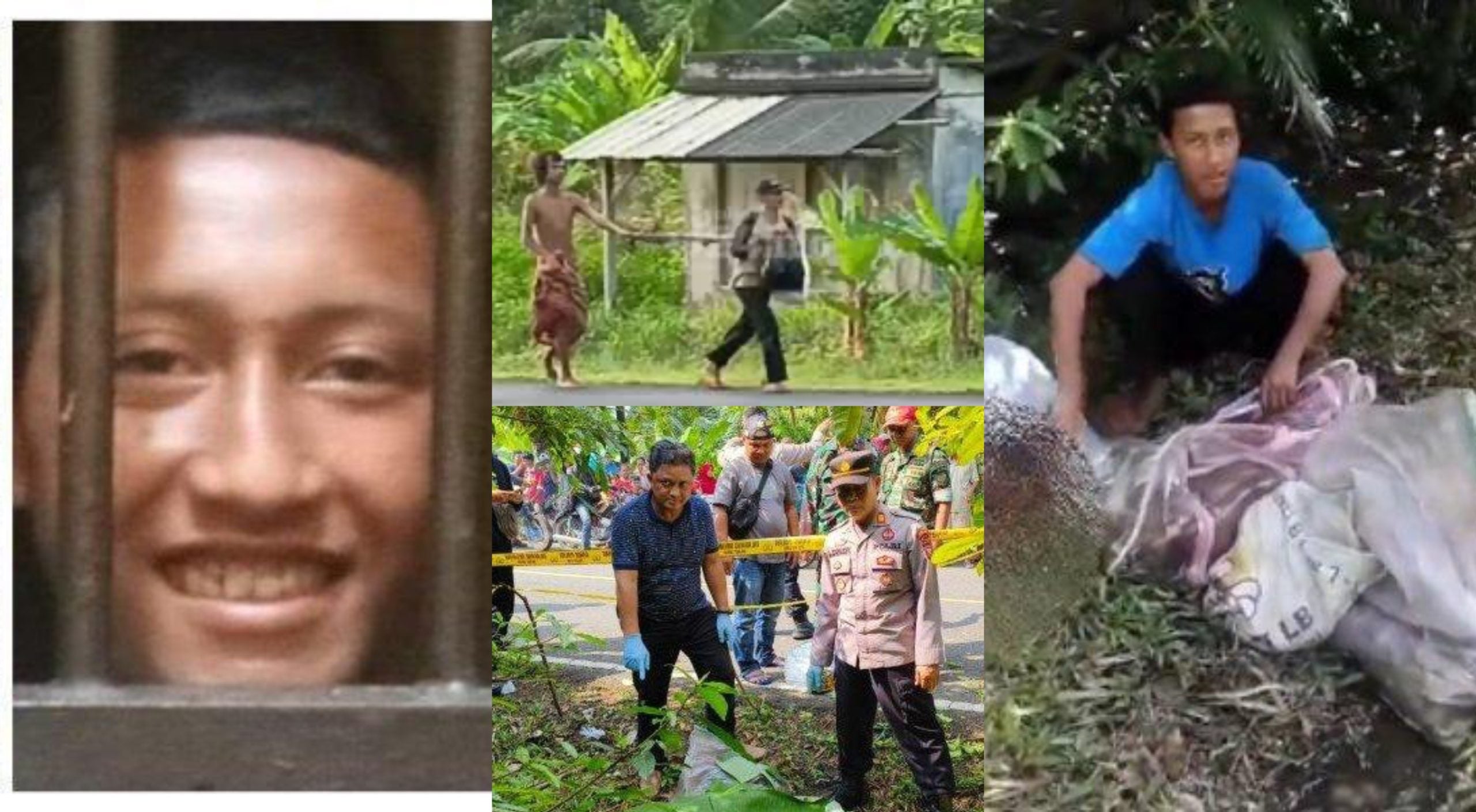 [VIDEO] Kerat Badan Lelaki Tepi Jalan, Pemuda Tersenyum Bila Ditahan Polis..Saksi Sangka Suspek Potong Ayam