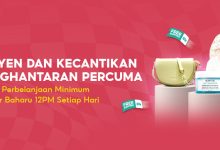 Penghantaran Percuma untuk Fesyen & Kecantikan di Shopee! Boleh Menang Jongkong Emas Juga Tau!