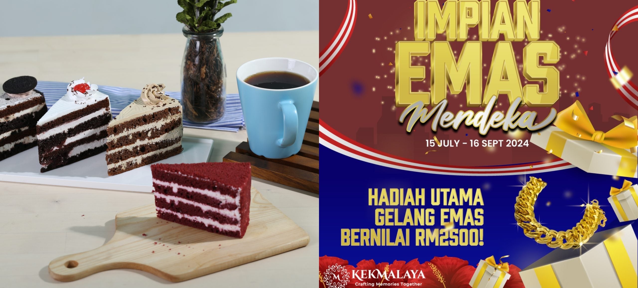 Nikmati Kek Mampu Milik Di Kek Malaya, Siap Boleh Menang Emas Dengan “Impian Emas Merdeka”!