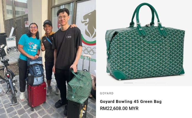Lee Zii Jia Pegang Beg Goyart Sebelum Pulang Ke Kuala Lumpur, Netizen Korek Harga Dianggar Cecah RM22k – ‘Siap Ada Custom Nama Tu’