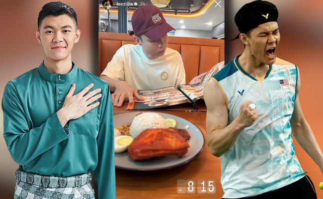 Lee Zii Jia Rindu Nasi Lemak, Sehari Selepas Pulang Dari Olimpik Terus Cari