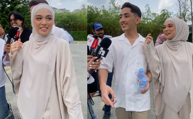 [VIDEO] Marissa Dania & Aslam Kunci Mulut, Enggan Ulas Dakwaan Hamil Anak Sulung