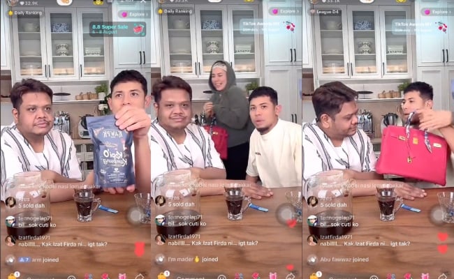 [VIDEO] ‘Bini Aku Ni Kelakarlah.. Aku Baru Jual Lima Paket Kopi, Dah Bagi Hint Nak Beg Baru’ – Nabil