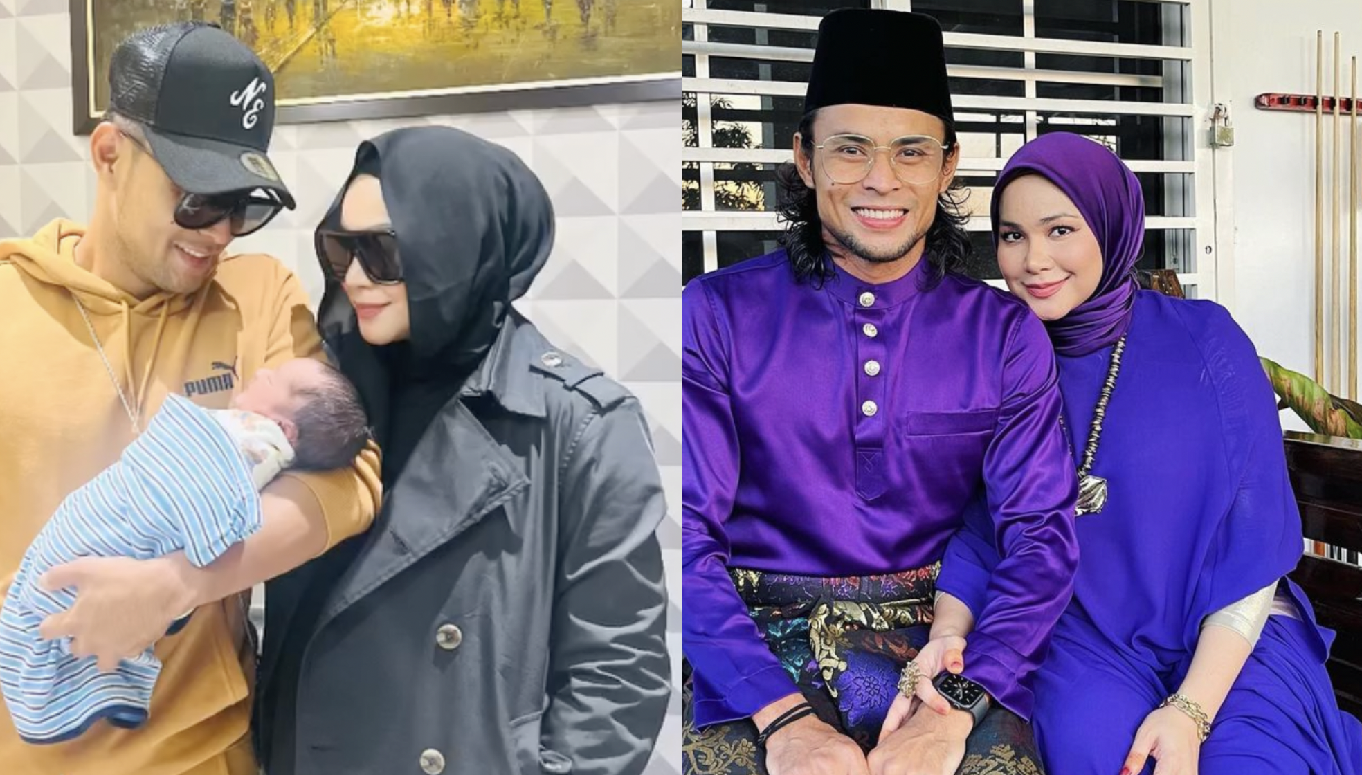 Ayu Raudhah Selamat Bersalin Anak Ketujuh, Timang Cahaya Mata Lelaki