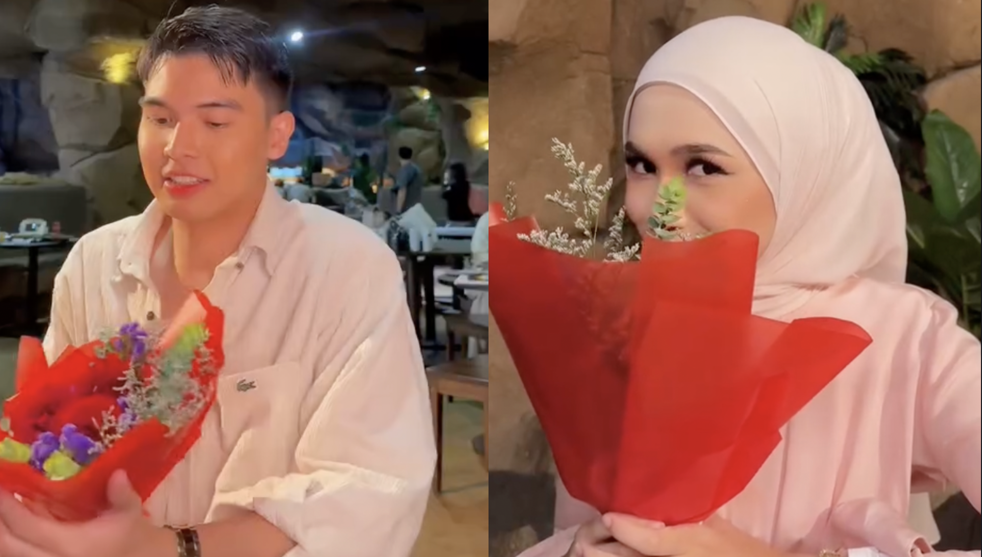 Viral Video Keluar Bersama & Beri Bunga, Adib Banana Dibs Nafi Tolong Iman Troye Cipta Gimik Lagu Baru