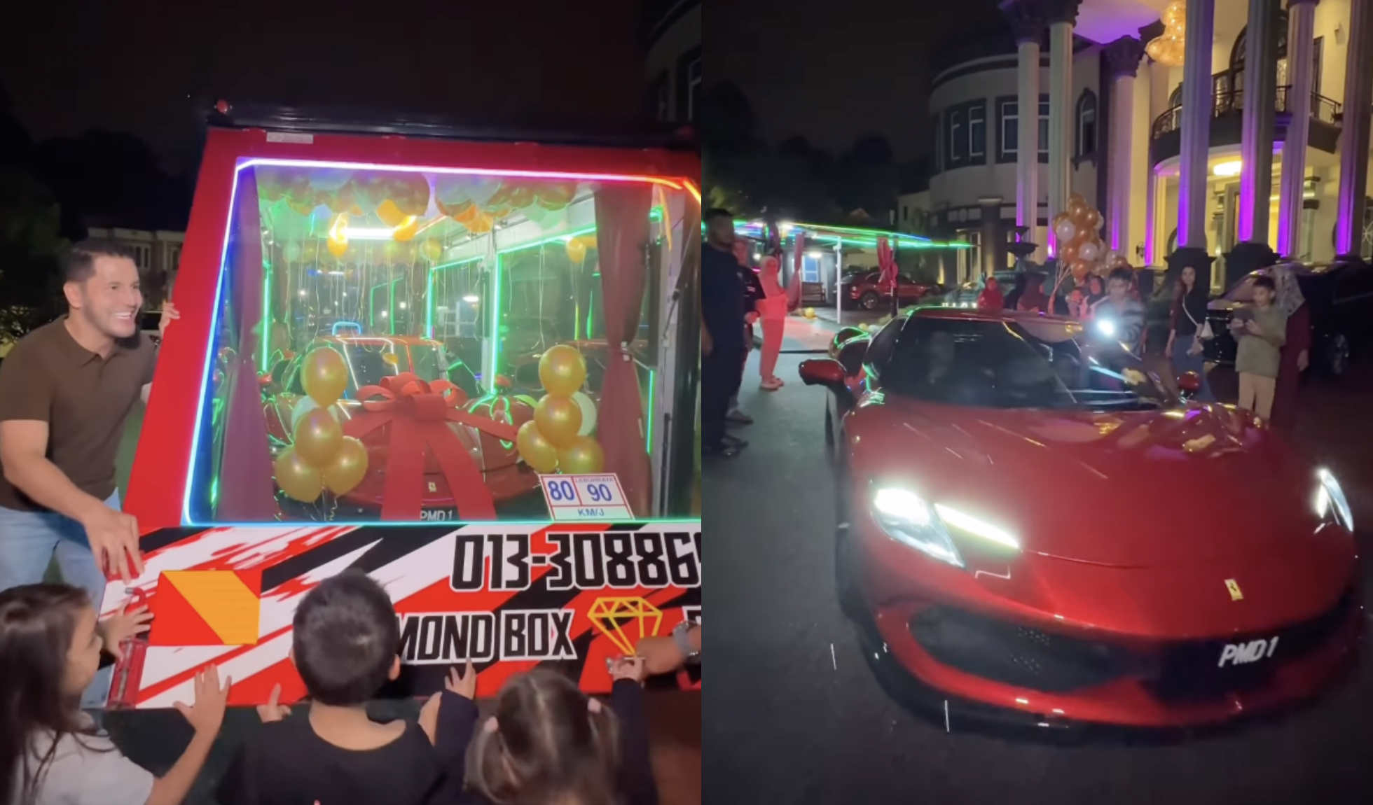 [VIDEO] Aliff Syukri Dapat Hadiah Kereta Ferrari Sempena Ulang Tahun Perkahwinan Ke-17