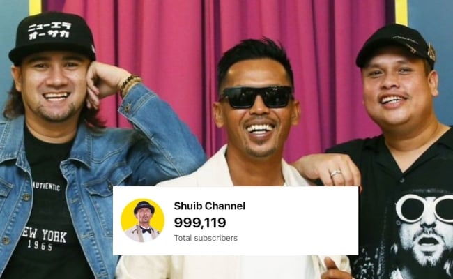 Shuib Teruja YouTube Channel Hampir Cecah 1 Juta Pengikut, Netizen Berseloroh – ‘Saing-Saing Ronaldo Dah Ni’
