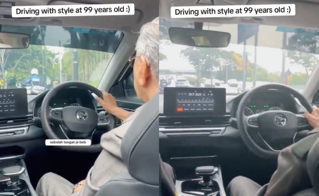 [VIDEO] Tun Mahathir Raih Perhatian, ‘Drive’ Sebelah Tangan Sambil Dengar Radio Hot FM – ‘Hebatnya Cinta Ayah Terhadap Proton’