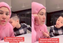 [VIDEO] Anak Betty Rahmad ‘Clingy’, Tak Bagi Basuh ‘Sweater’ Pink – ‘Kalau Kamu Pergi Mana-Mana Nanti Saya Nak Cium’