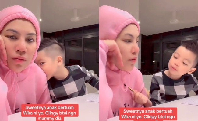 [VIDEO] Anak Betty Rahmad ‘Clingy’, Tak Bagi Basuh ‘Sweater’ Pink – ‘Kalau Kamu Pergi Mana-Mana Nanti Saya Nak Cium’