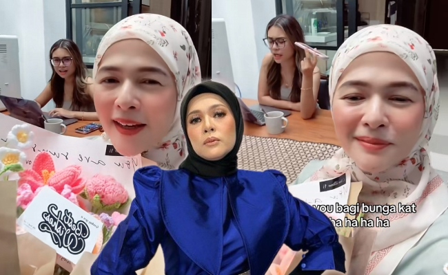 [VIDEO] Sharifah Zarina Dapat Bunga Daripada BF Anak Perempuan, Athalia ‘Sound’ Teman Lelaki – ‘Kenapa Awak Bagi Mak Saya?’
