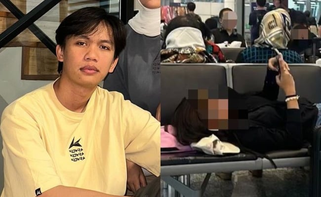 Ubai MZ Bengang Individu Tiada ‘Common Sense’ Boleh Selamba Baring Di Kerusi Lapangan Terbang – ‘Dia Boleh Jeling-Jeling’