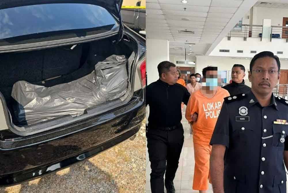 Masalah Hutang Punca ‘Pak Guard’ Dibun*h, Mayat Disumbat Dalam But Kereta