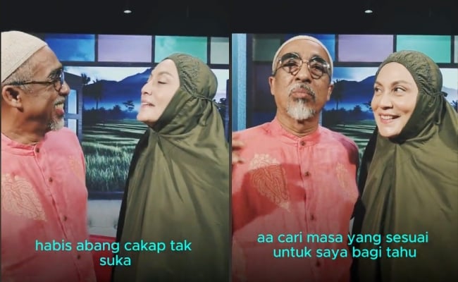 [VIDEO] Netizen Cair Tengok Kemesraan Sabri Yunus & Angeline Tan Jawab Soalan – ‘Dah Jom Pergi Planet Lain’